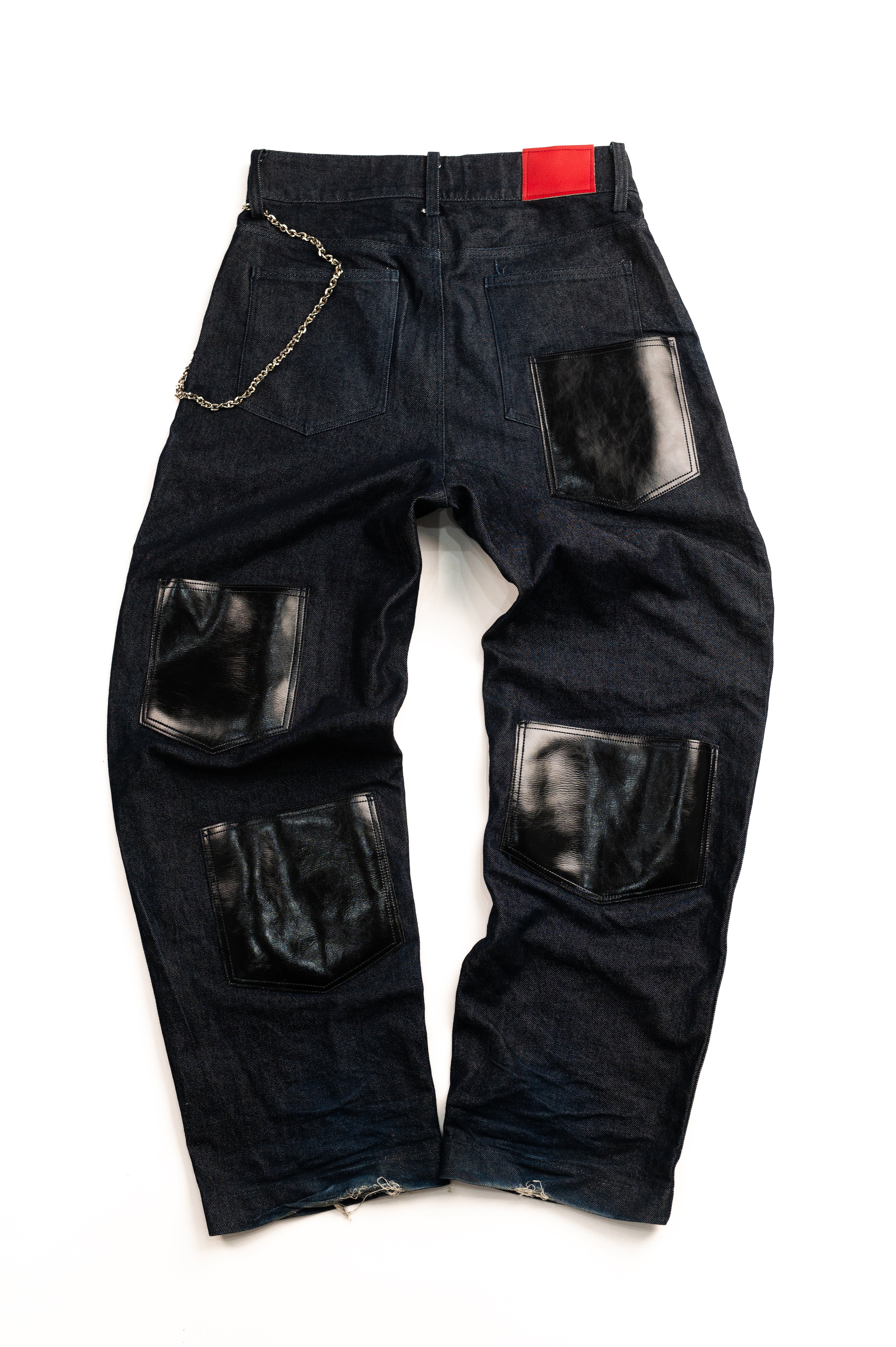 HBY RAW DENIM THUG PANT